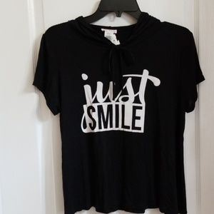Graphic Tshirt.."Just Smile"